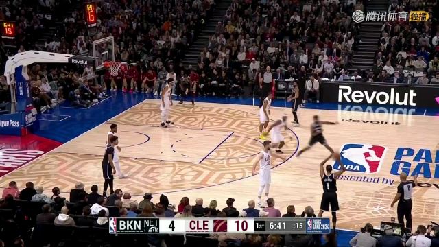 2023/24赛季NBA常规赛：篮网 VS 骑士 全场回放
