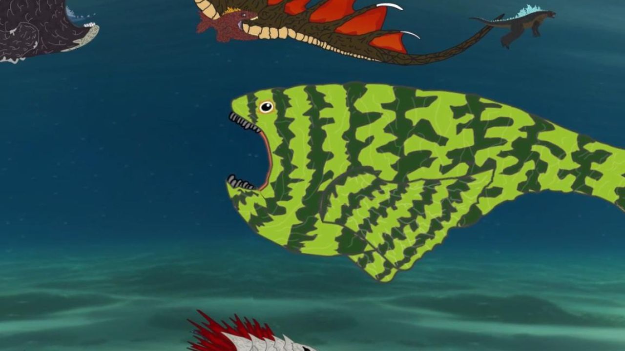 充满危机的深海中生活着那么一群强壮的巨鲲 #原创动画 #巨鲲 #远古