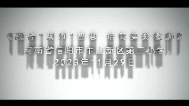 羊山新区第二小学探双师备课 育智慧教师