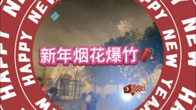 新年放烟花爆竹