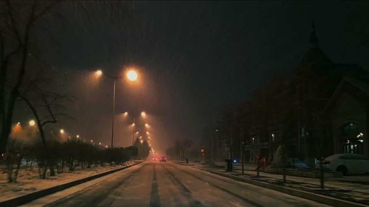 哈尔滨下雪了,想回成都,想老李了,嘻嘻!