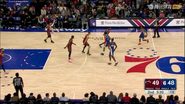 2023/24赛季NBA常规赛：热火 VS 76人 全场回放