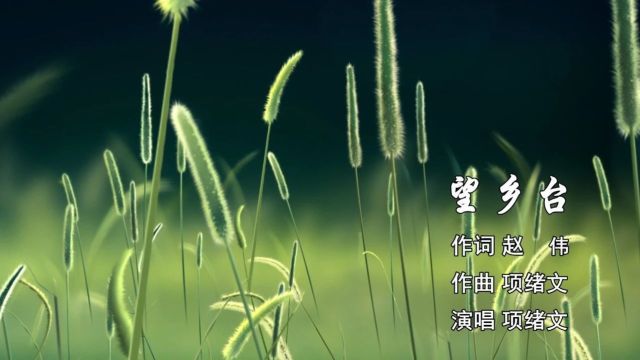 歌曲《望乡台》(赵伟作词,项绪文作曲、演唱) || 放歌东方