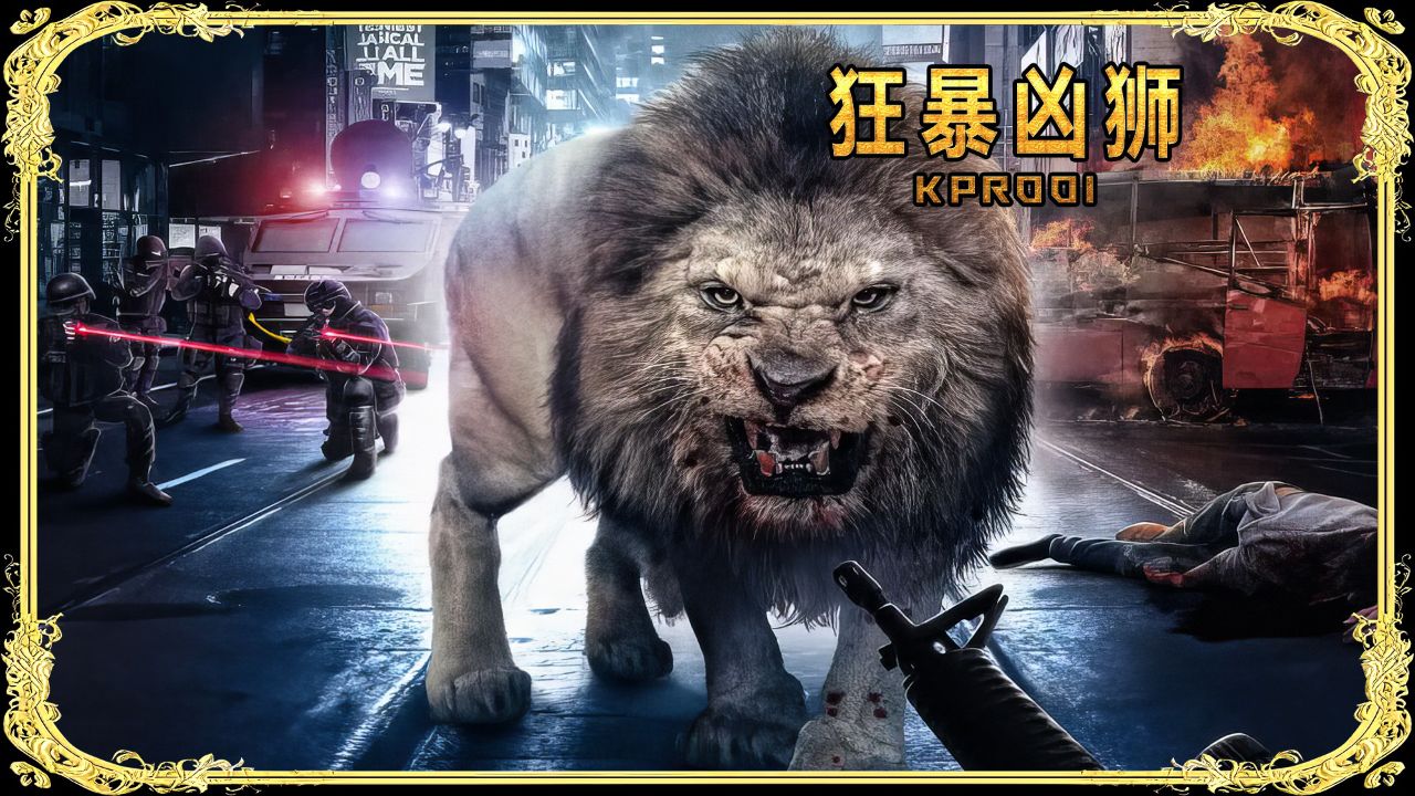 食人狮闯入人类世界,人类化身猎物被屠杀1/3《狂暴凶狮》