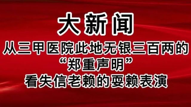 重温:2023年1月份对“郑重声明”的驳斥(原文)