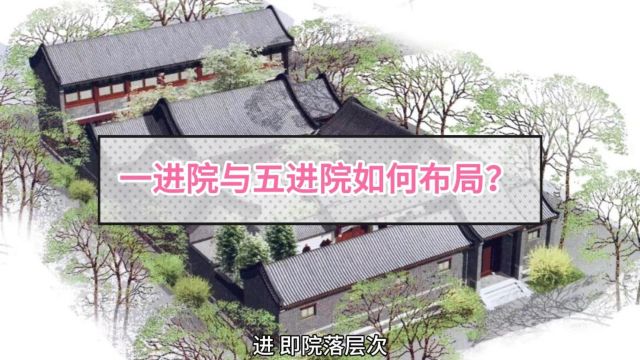 232、一进院与五进院是如何布局的