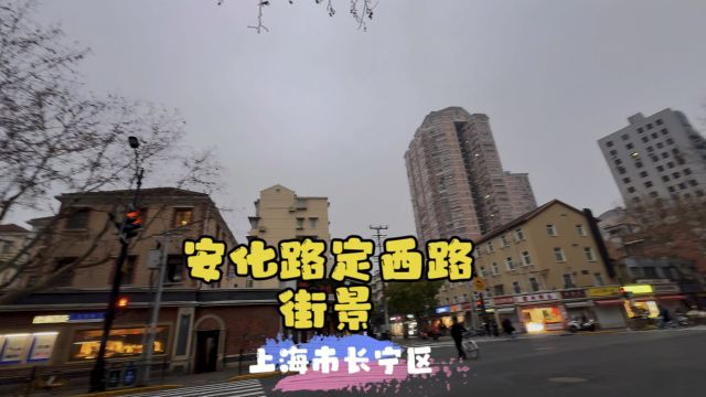 安化路定西路街景~上海市长宁区