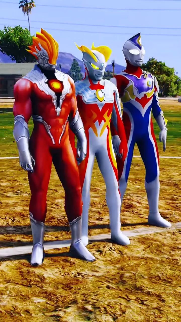 赛罗和贝利亚比赛踢足球,太搞笑了!