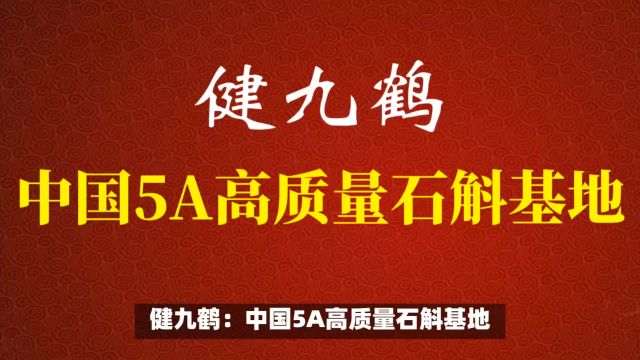 健九鹤:中国5A高质量石斛基地