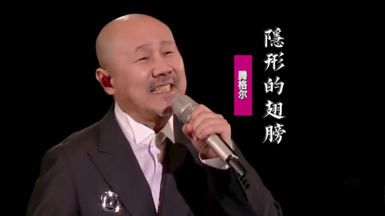 腾格尔《隐形的翅膀》:"腾大叔"跳跃式翻唱张韶涵成名曲,音乐,摇滚乐