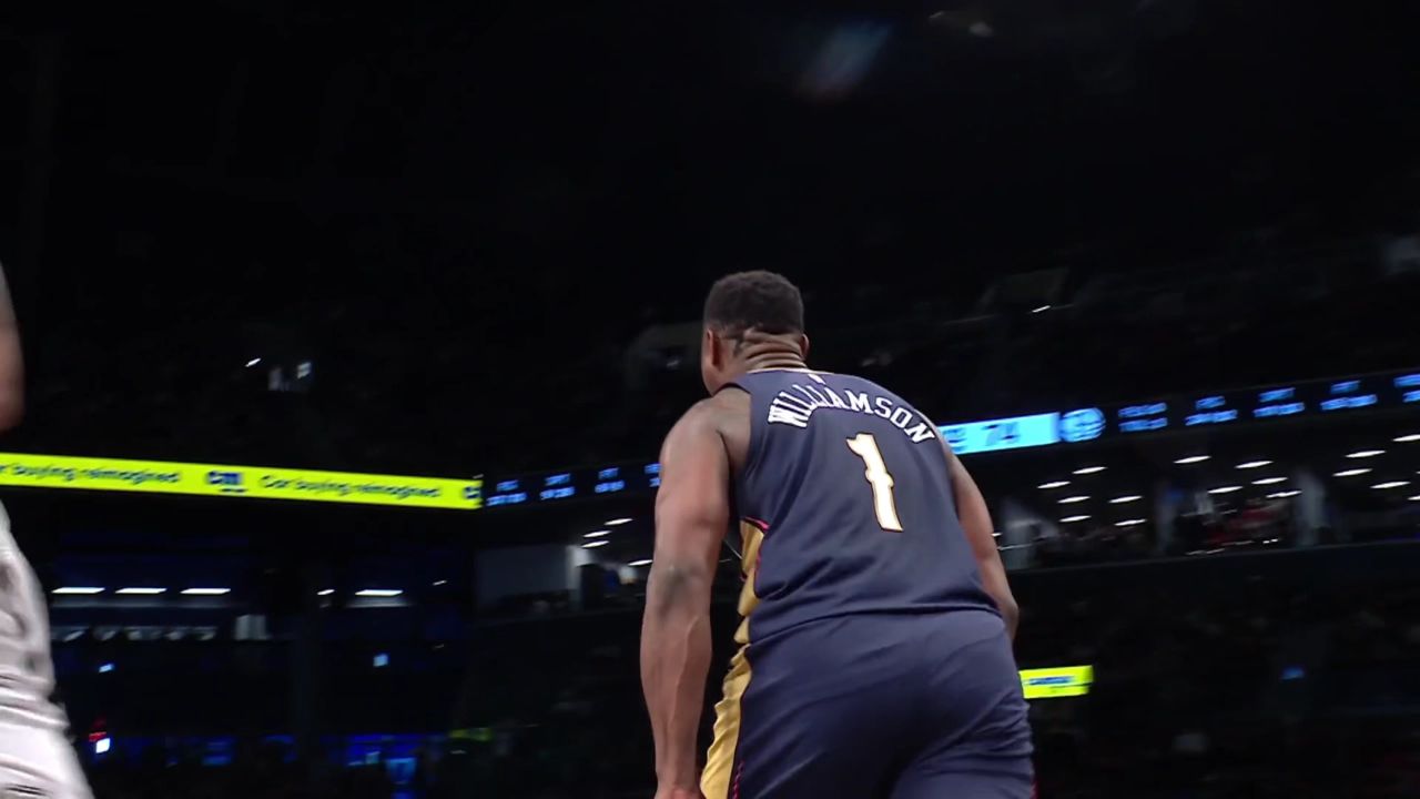 【今日最佳扣篮】锡安化身晴天霹雳空接反弓双臂怒扣