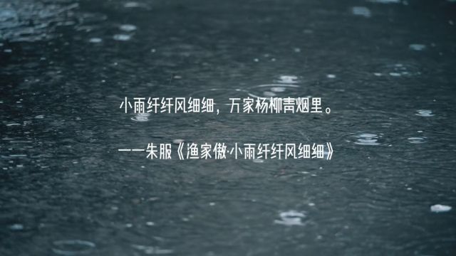 有关“雨”的唯美诗词分享