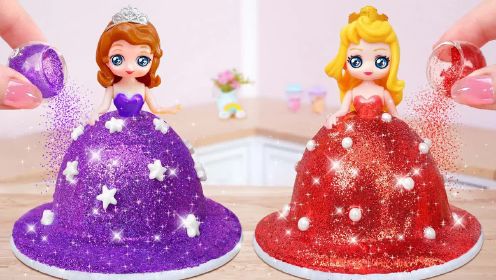 迷你趣味动画：制作童话公主生日蛋糕，谁不想拥有公主蛋糕呢？
