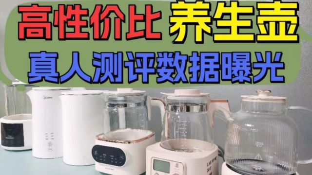 养生壶品牌十大排行榜:全方位测评分析优缺点