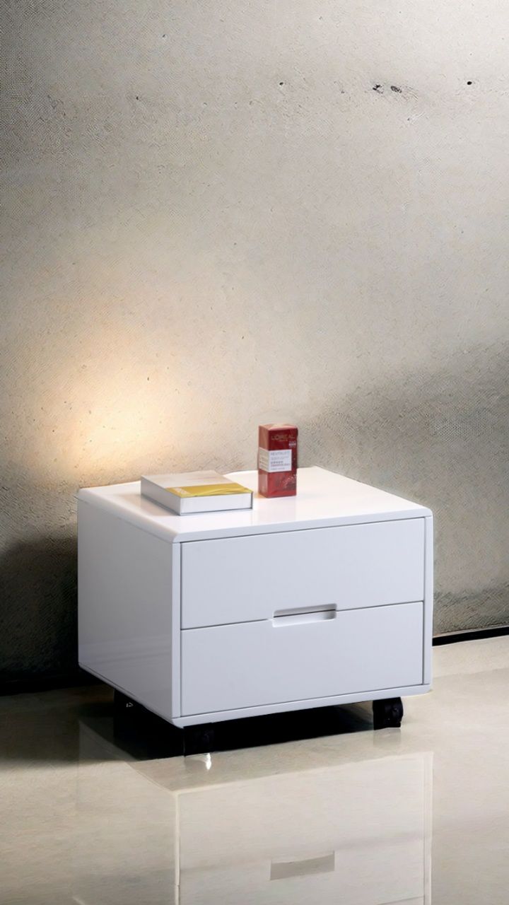 高颜值实用带轮床头柜,提升宅家氛围感