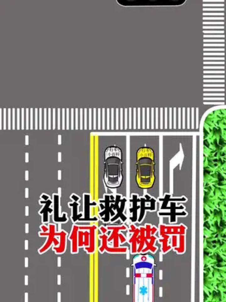 遇到救护车,什么情况下我们要主动礼让?#行车小百科
