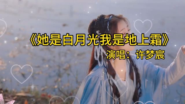 《她是白月光我是地上霜》许梦宸演唱版本歌曲,有的人光是站在那里就已经赢了