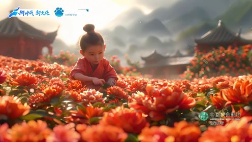 洛阳牡丹文化节奇幻文旅AI微电影《锦鲤与花神》绚丽登场！