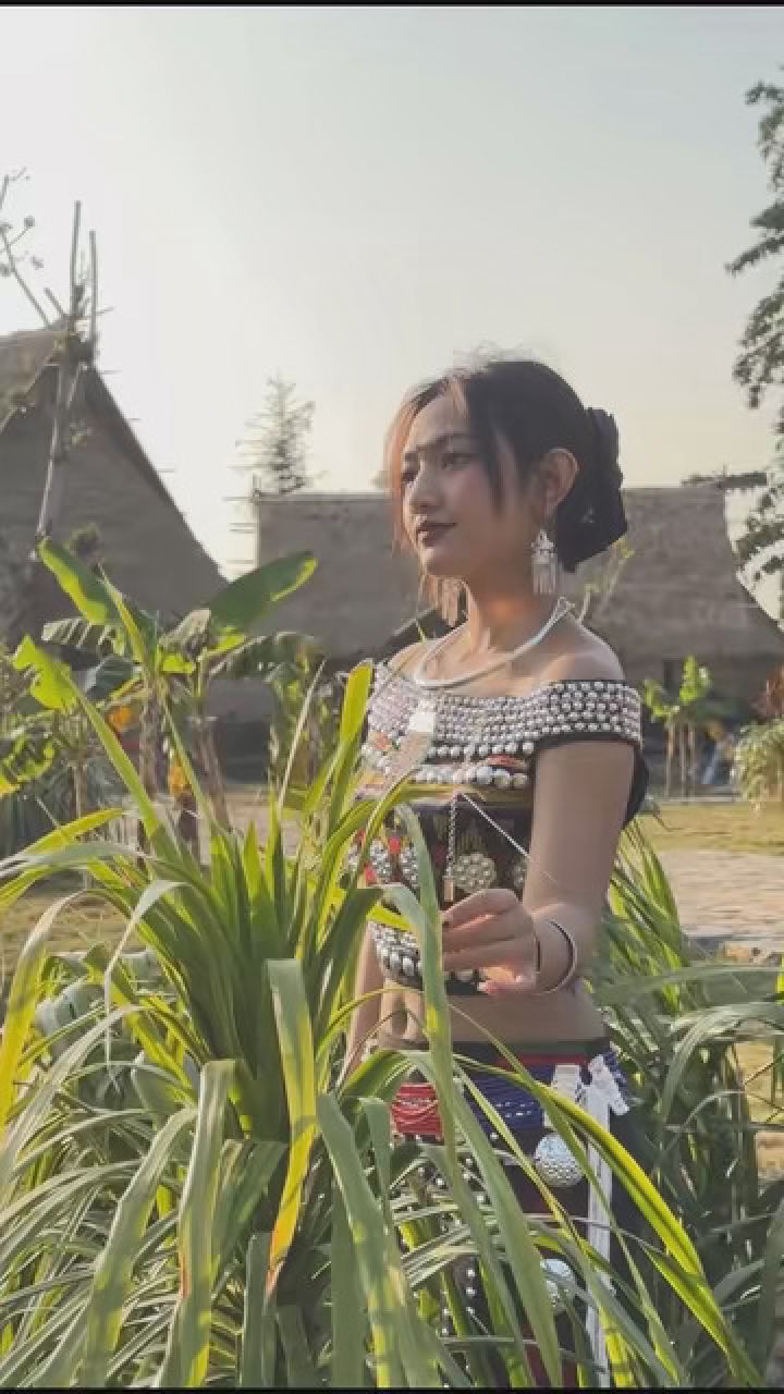 佤族姑娘 #佤族