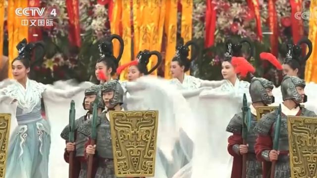 甲辰年清明公祭轩辕皇帝典礼,第六项:乐舞告祭,场面恢宏!