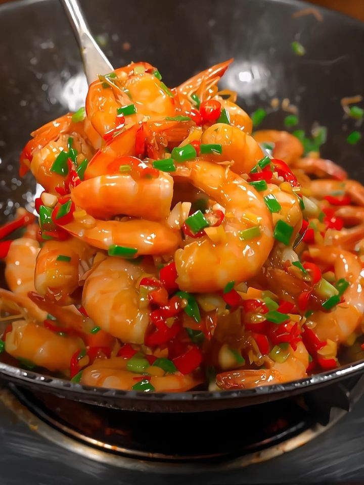 中饭给孩子做个香辣基围虾,香辣过瘾营养美味#家常菜