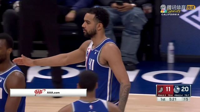 2023/24赛季NBA常规赛：开拓者 VS 国王 全场回放