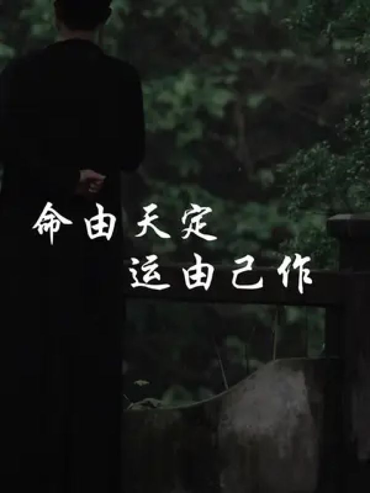 命由天定,运由己作.