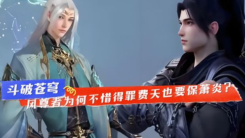 斗破苍穹:看了原著才知道,风尊者为何不惜得罪费天也要保萧炎?
