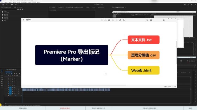 [基操] Premiere Pro 导出标记 Marker