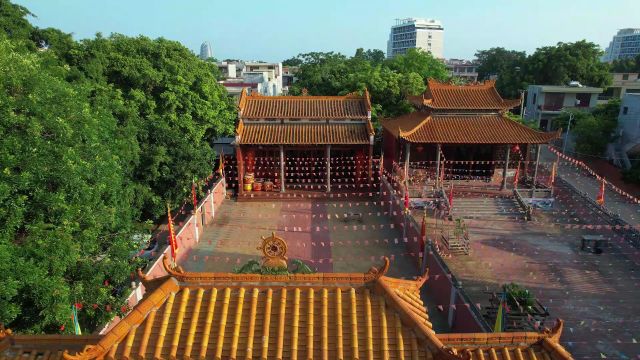 航拍:排浦镇镇远村李氏宗祠