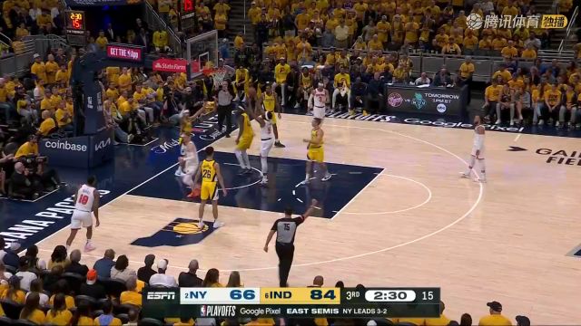 2023/24赛季NBA季后赛：尼克斯 VS 步行者 全场回放