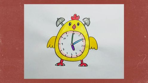 简笔画教程小闹钟