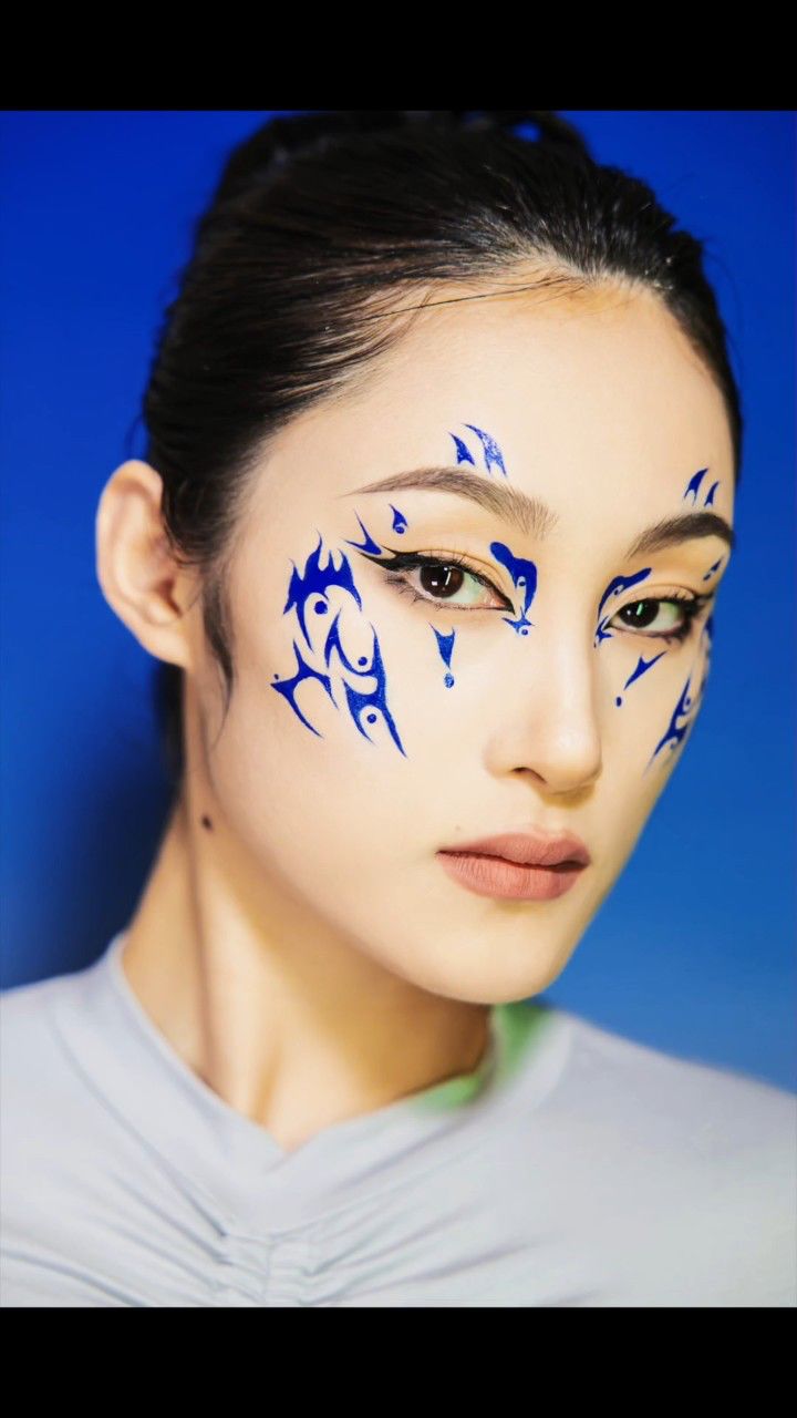 xg女团科技感妆容