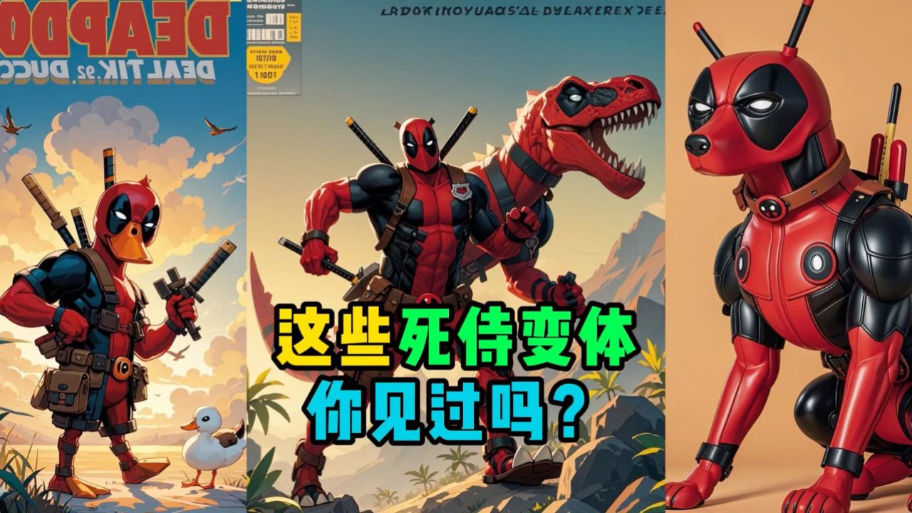 除了《死侍与金刚狼》中，这些死侍变体你认识几个？_高清1080P在线观看平台_腾讯视频