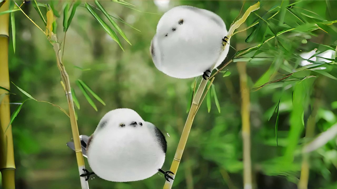 世界上最可爱的鸟儿,圆滚滚很像雪团子,好多人都以为是玩具