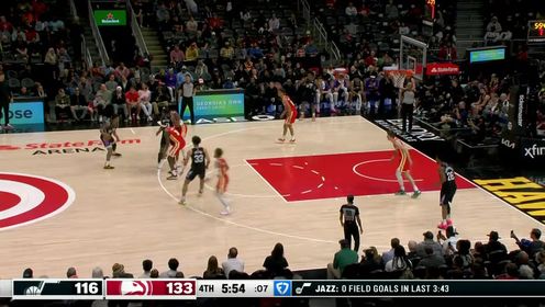 《NBA全场集锦》【回放】爵士vs老鹰第4节英文原声回放