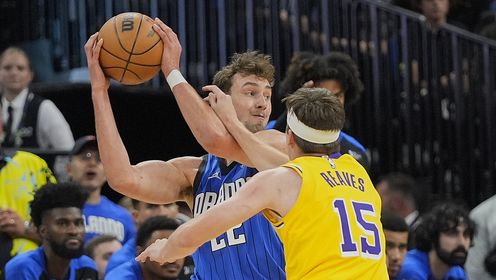 《NBA全场集锦》【纯享】湖人vs魔术精华回放 瓦格纳与班凯罗合砍62分击退湖人