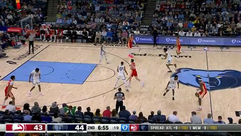 《NBA全场集锦》【回放】老鹰vs灰熊第2节英文原声回放