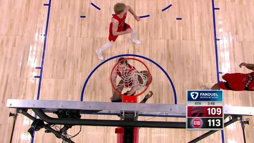 《NBA全场集锦》这就是球星的能力！坎宁安梦幻脚步戏耍防守撤步中投命中