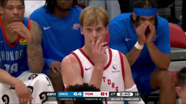 NBA夏季联赛：雷霆vs猛龙英文原声全场回放