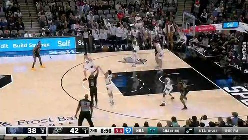 《圣安东尼奥马刺》NBA常规赛：灰熊vs马刺第2节英文原声回放