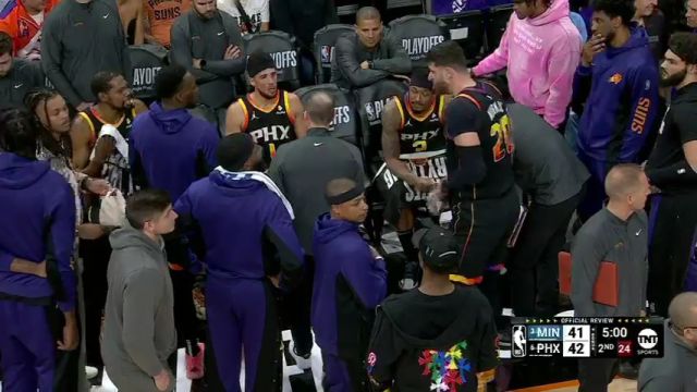 NBA季后赛：森林狼vs太阳第2节中文解说回放