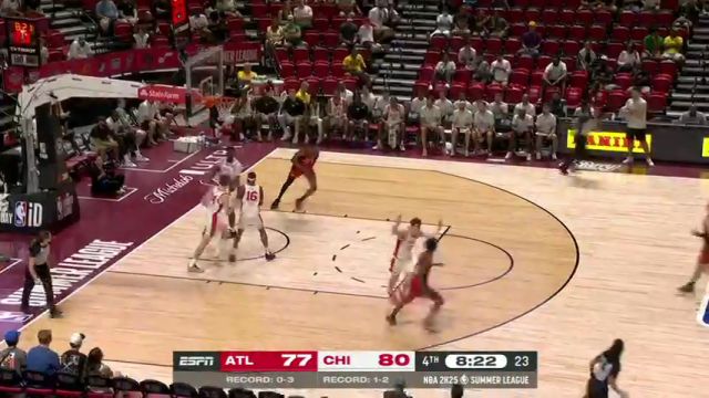 NBA夏季联赛：老鹰vs公牛英文原声全场回放