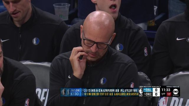 NBA季后赛：独行侠vs雷霆第1节英文原声回放