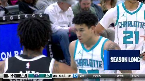《NBA全场集锦》NBA常规赛：篮网vs黄蜂第2节中文解说回放