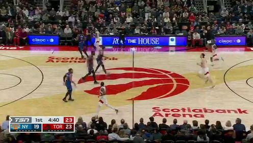 《多伦多猛龙》NBA常规赛：尼克斯vs猛龙英文原声全场回放