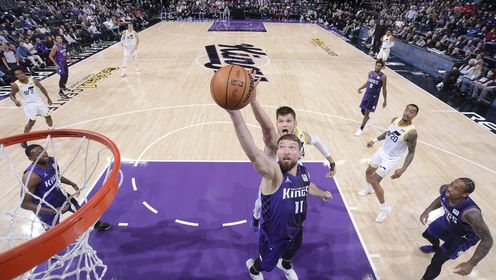 《NBA全场集锦》【纯享】爵士97-141国王精华回放 国王多点开花6人得分15+大胜爵士