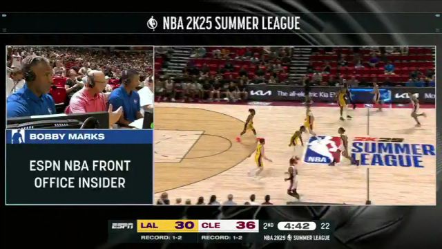 NBA夏季联赛：湖人vs骑士第2节中文解说回放