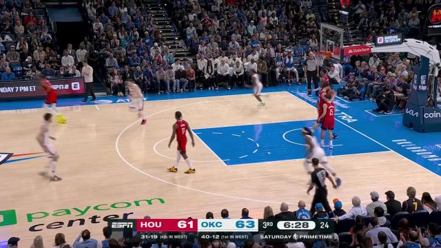 华莱士vs火箭集锦 16中10飞天遁地拿下23分