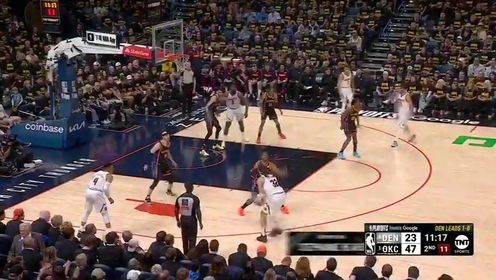 《俄克拉荷马雷霆》【回放】NBA季后赛：掘金vs雷霆G2英文原声全场回放